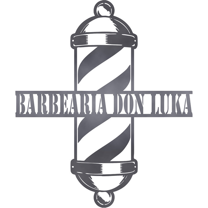 Placa Barbearia