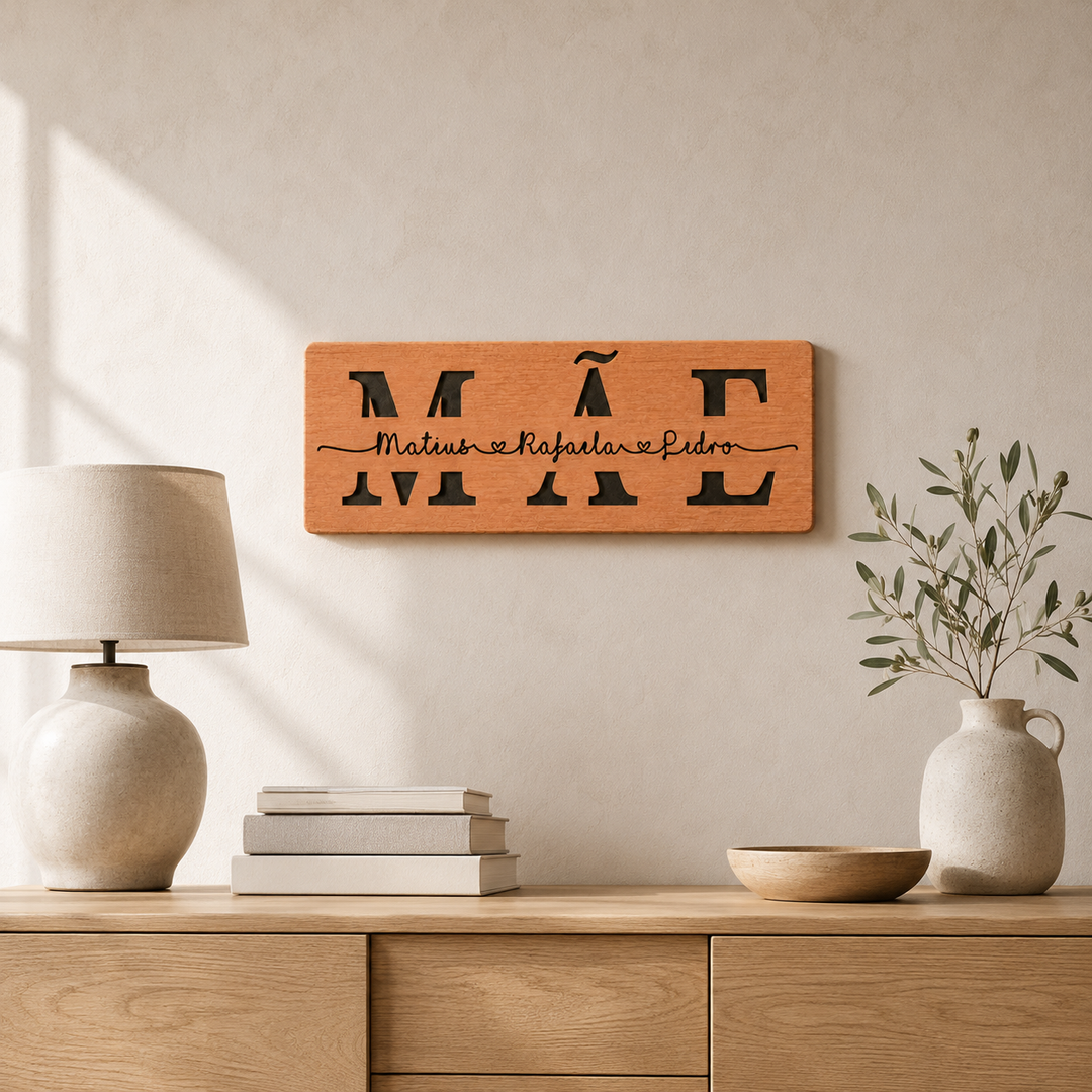 Placa Mãe Personalizada Entalhada