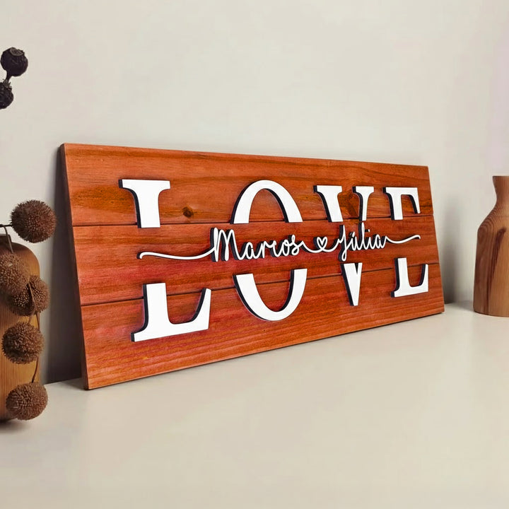 Placa Love Personalizada