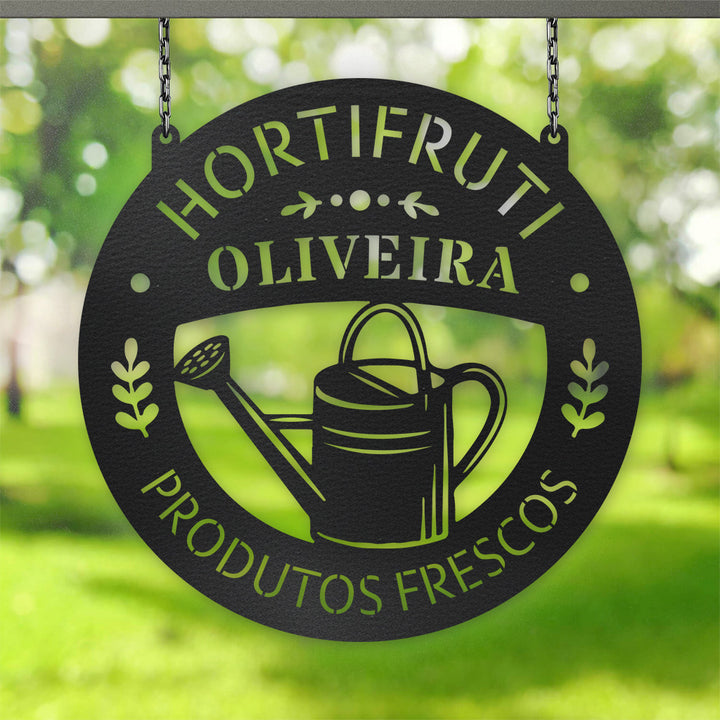 Placa Jardim Regador