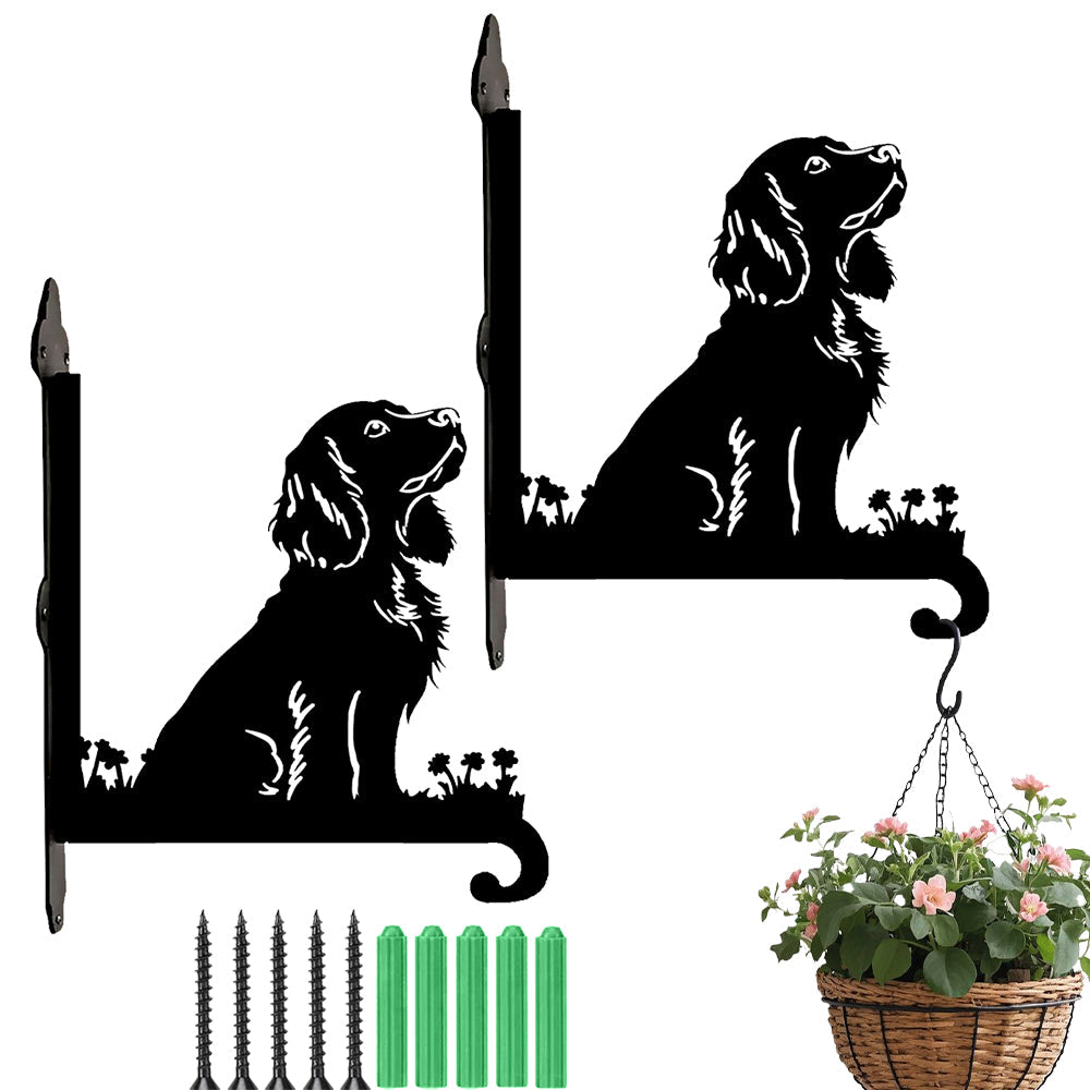 Cocker Spaniel - Suporte de Planta em Metal
