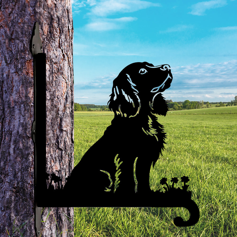 Cocker Spaniel - Suporte de Planta em Metal