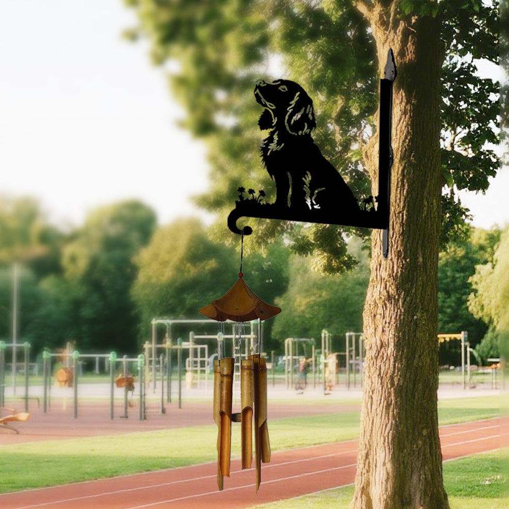 Cocker Spaniel - Suporte de Planta em Metal