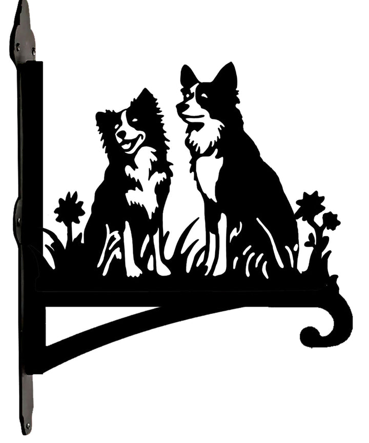 Border Collie - Suporte de Planta em Metal