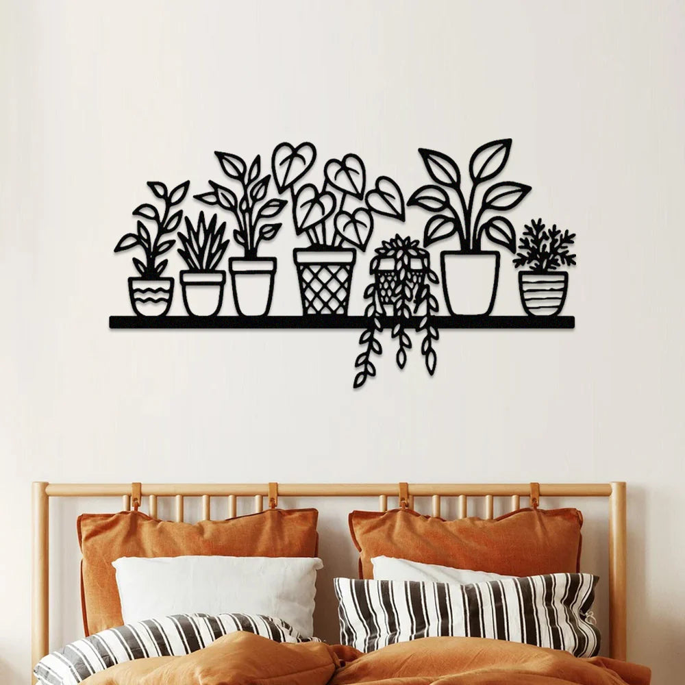 Prateleira de Plantas I em metal — ângulo lateral da peça