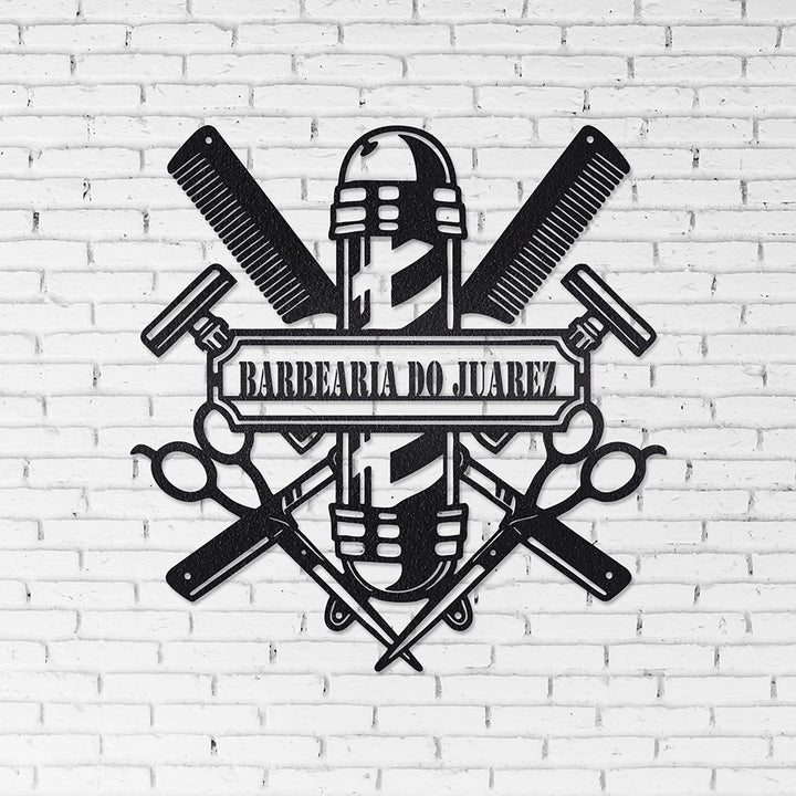 Placa Vintage Barbearia