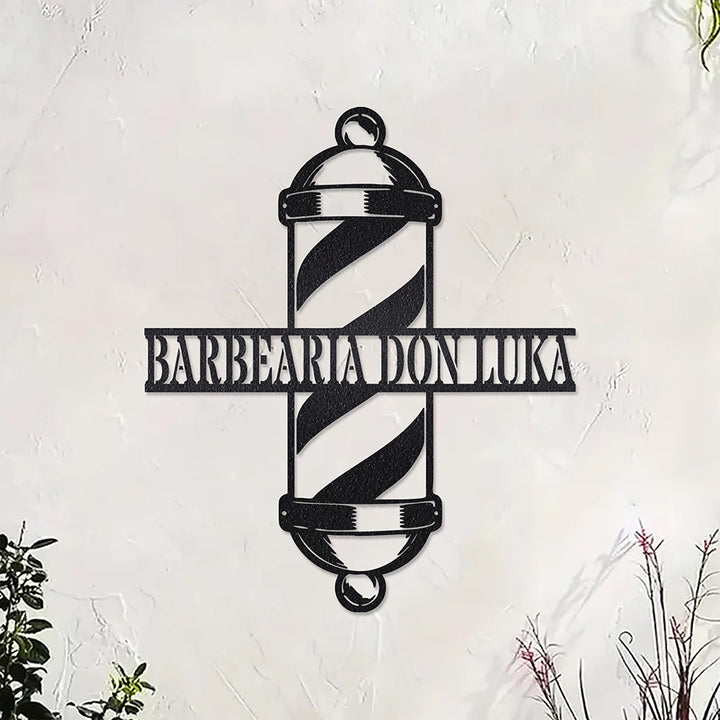 Placa Barbearia