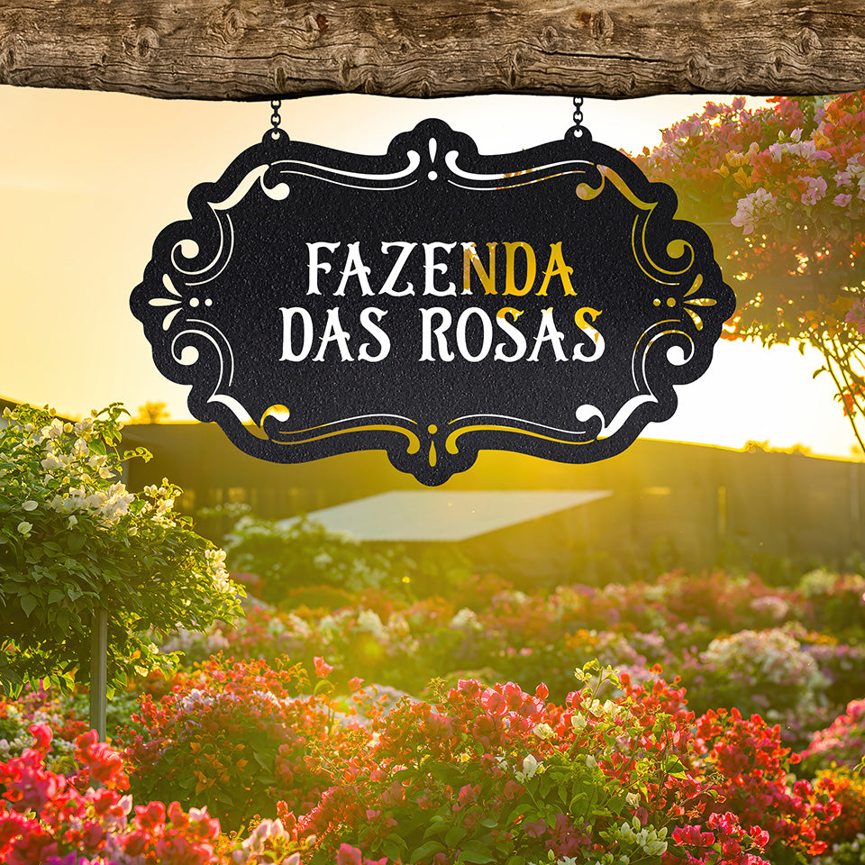 Placa Moldura Vistosa