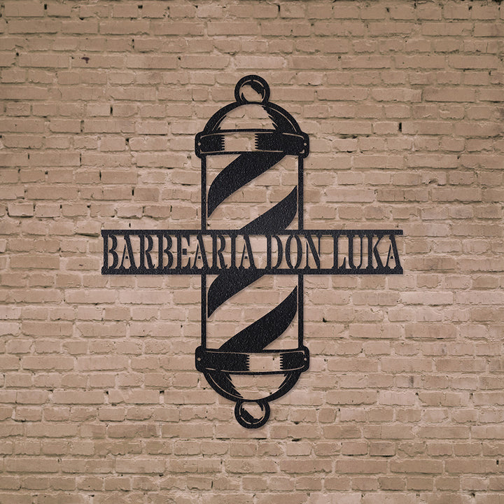 Placa Barbearia