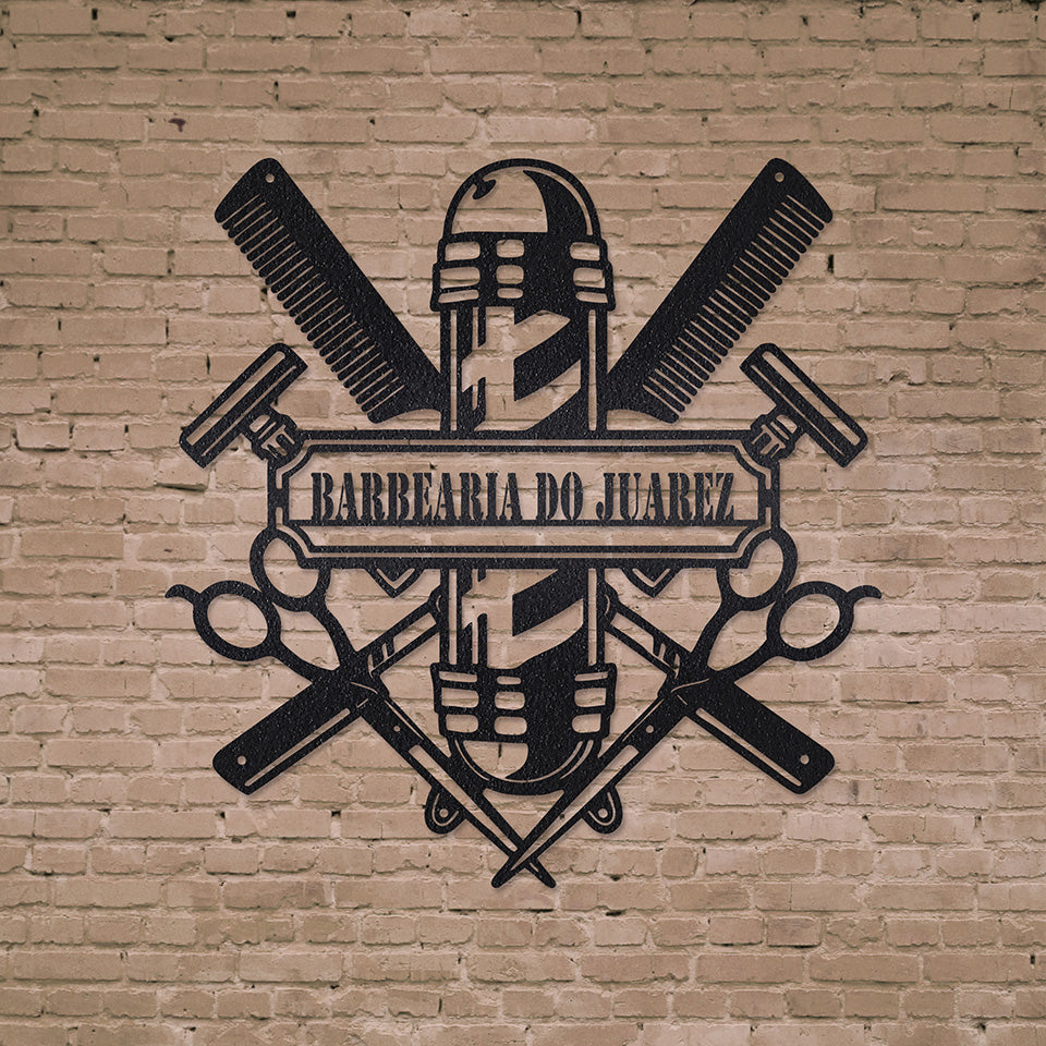 Placa Vintage Barbearia