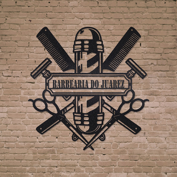 Placa Vintage Barbearia