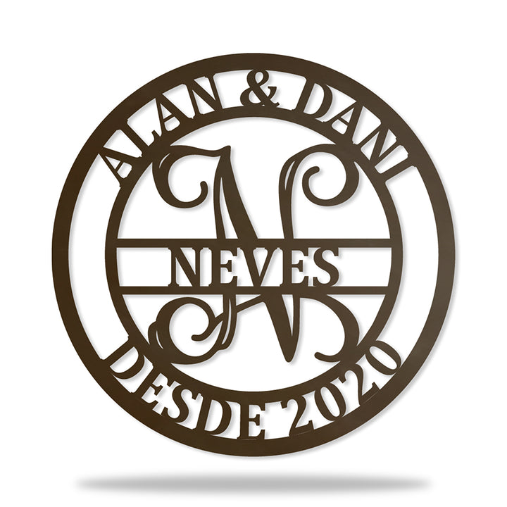 Monograma Casal Estiloso