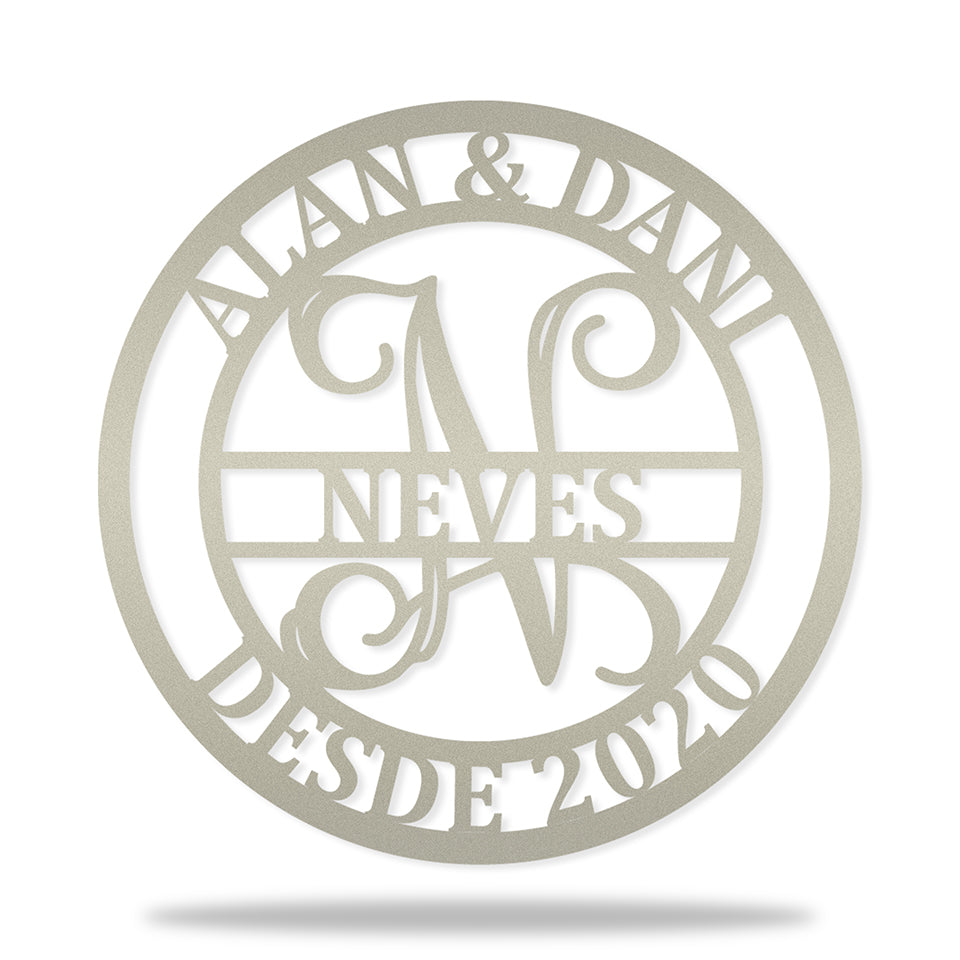 Monograma Casal Estiloso