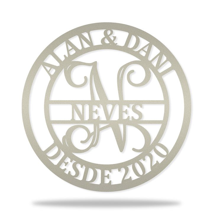 Monograma Casal Estiloso