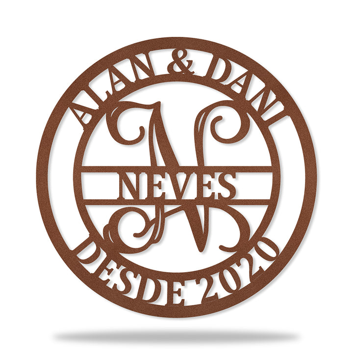 Monograma Casal Estiloso