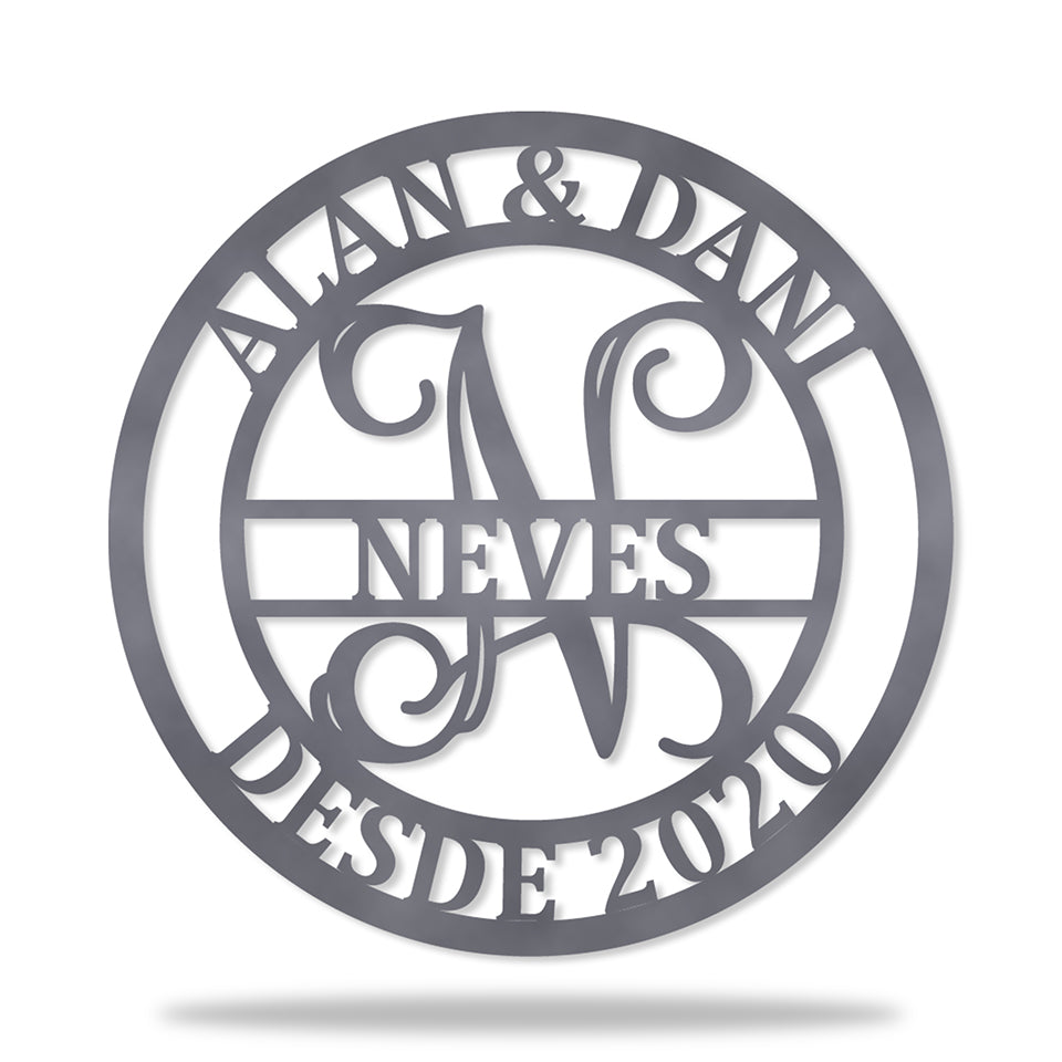 Monograma Casal Estiloso