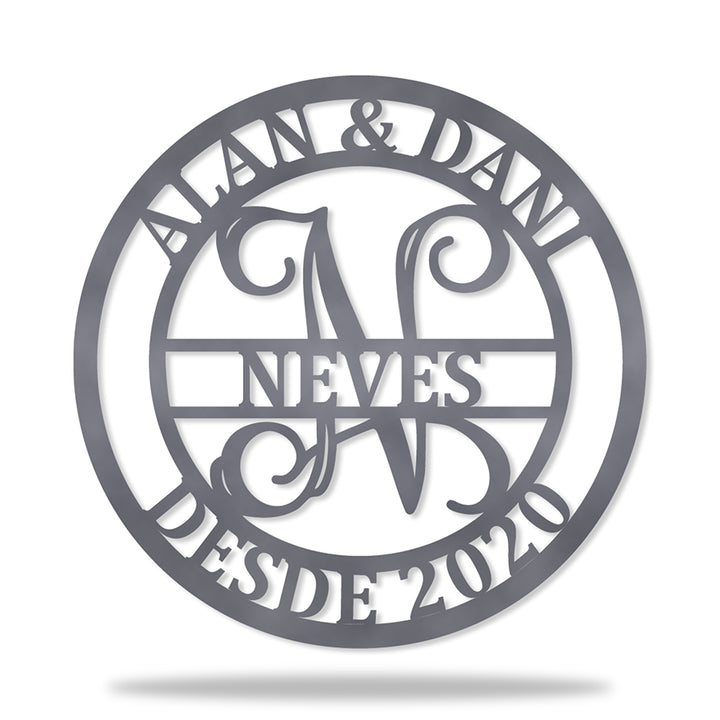 Monograma Casal Estiloso