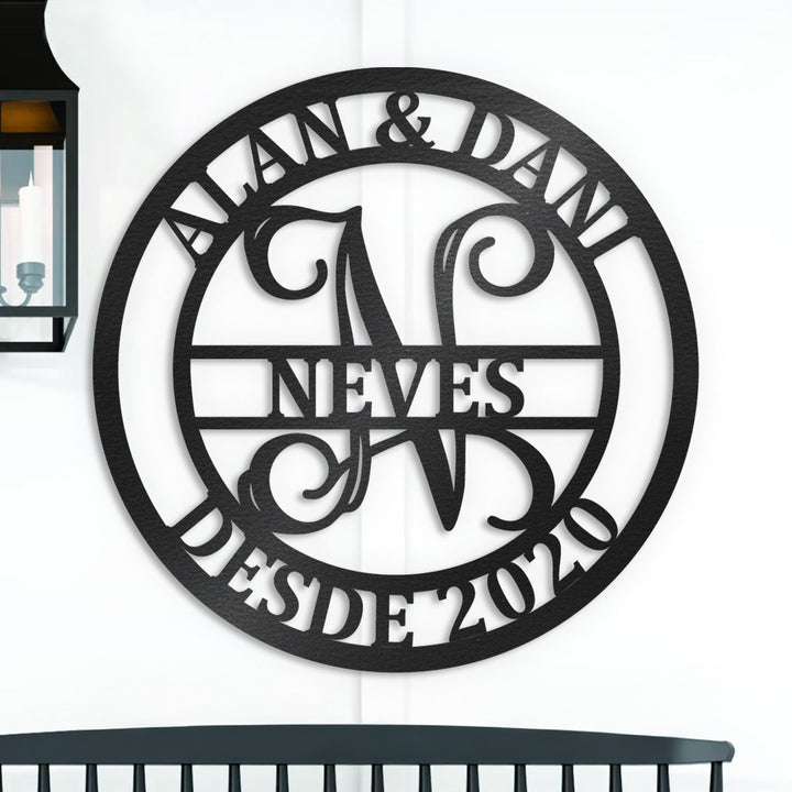 Monograma Casal Estiloso