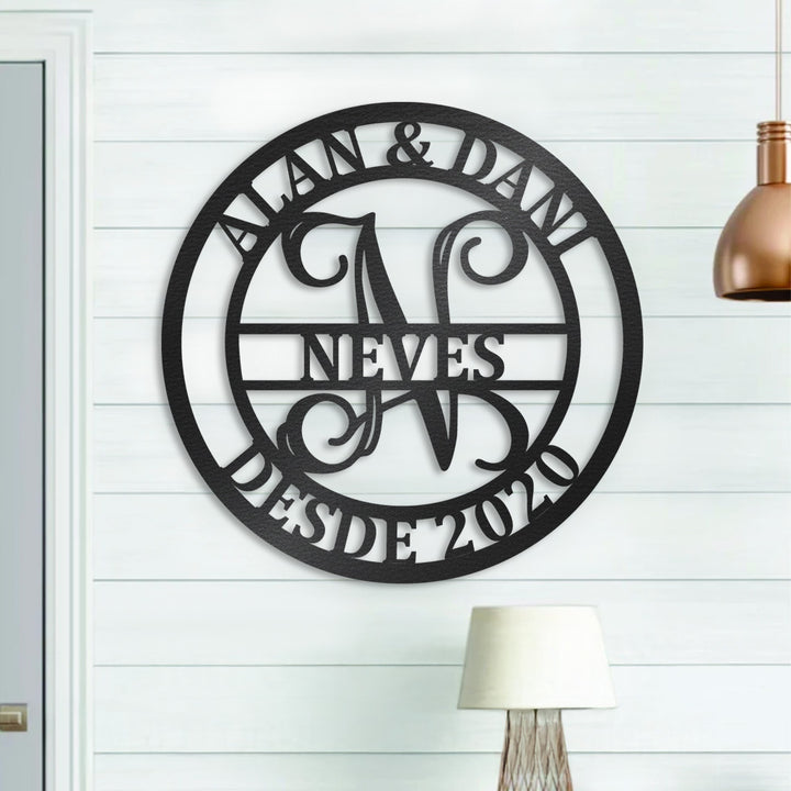 Monograma Casal Estiloso