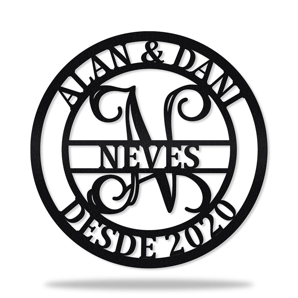 Monograma Casal Estiloso