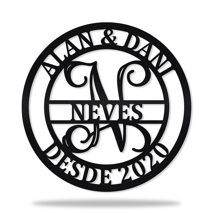 Monograma Casal Estiloso