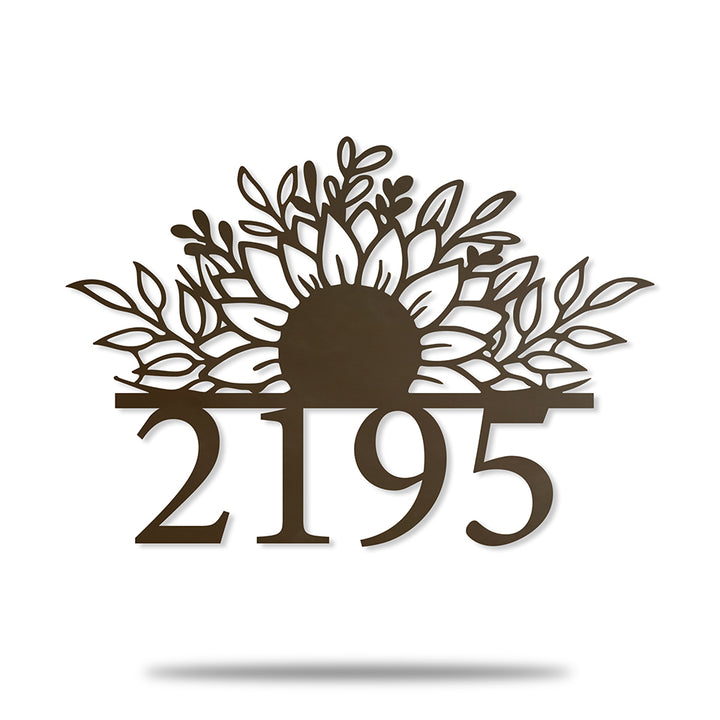 Número Residencial Florido