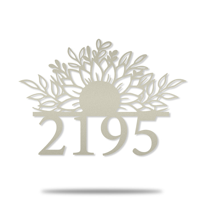 Número Residencial Florido