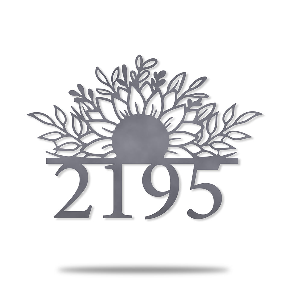 Número Residencial Florido