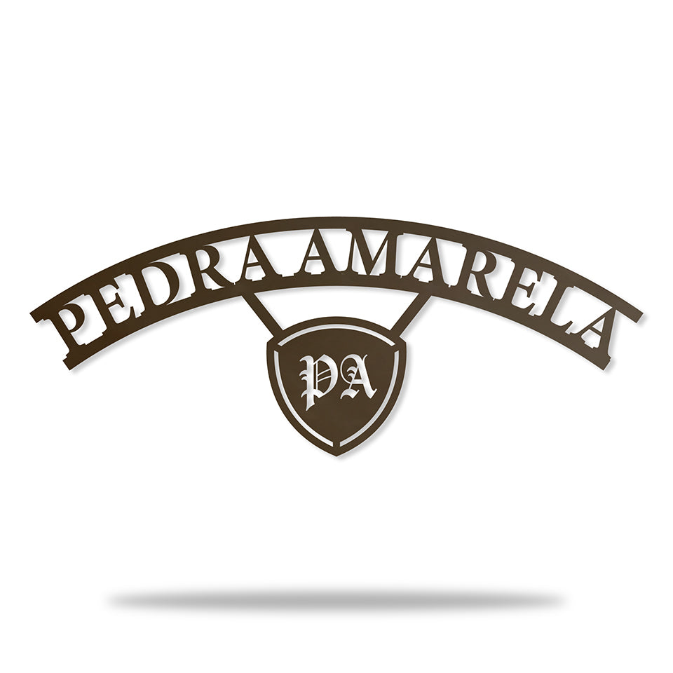 Placa de Entrada Texas