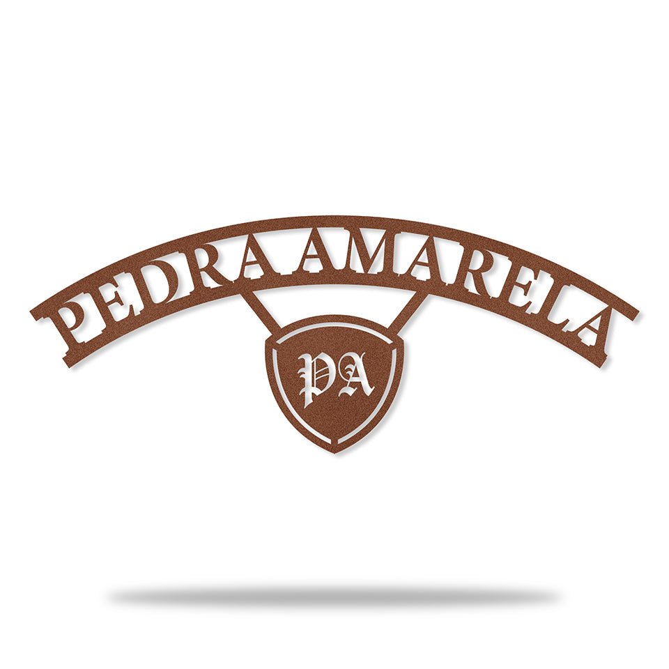 Placa de Entrada Texas