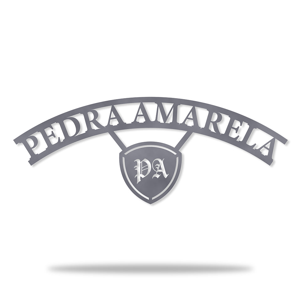 Placa de Entrada Texas