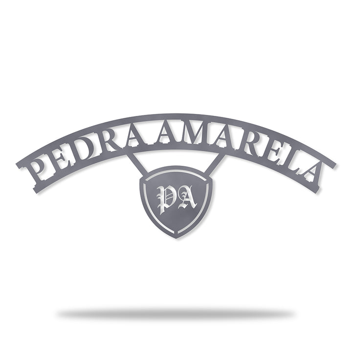 Placa de Entrada Texas