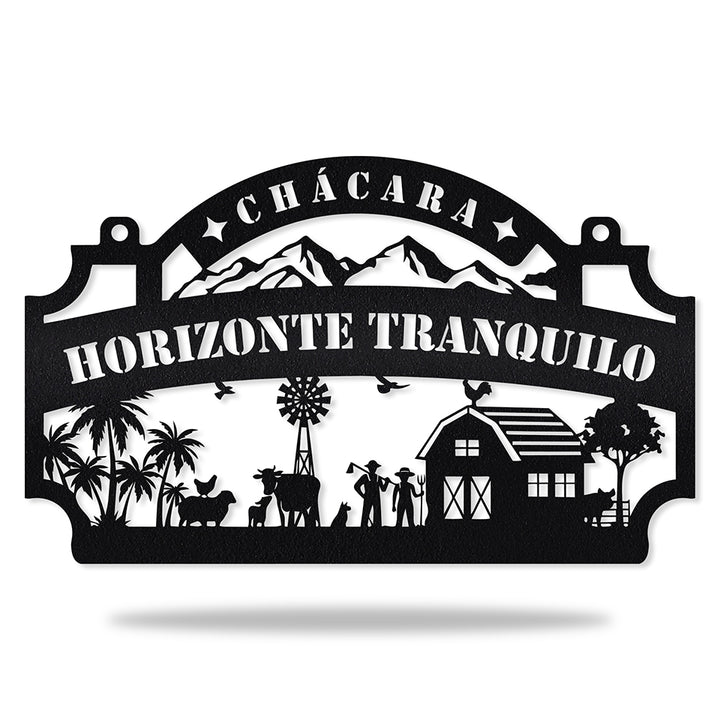 Placa Horizonte Tranquilo