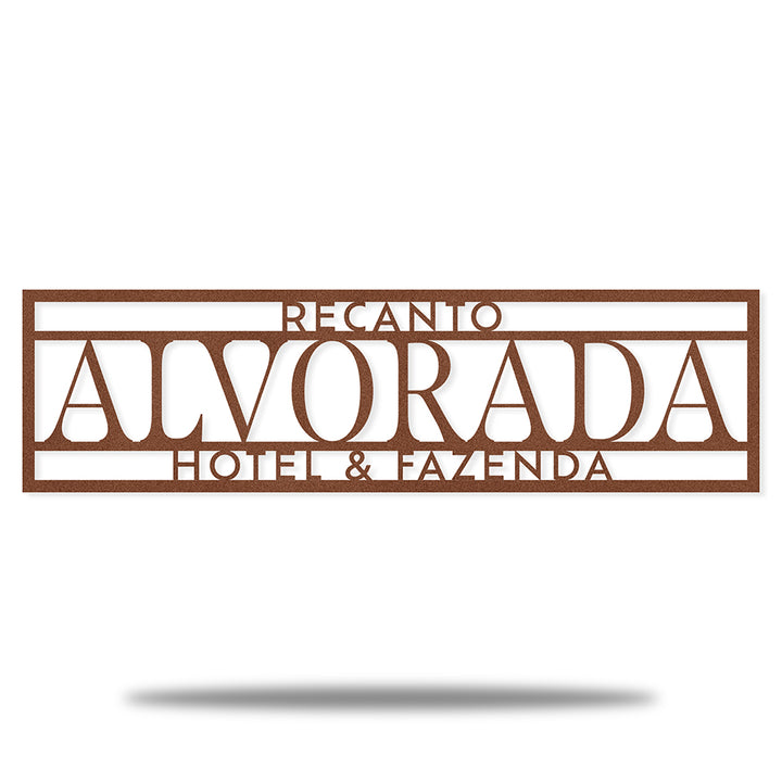 Placa Entrada Clássica 2