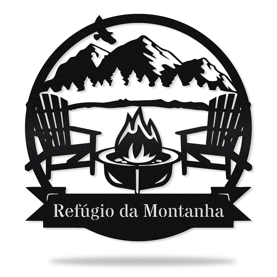 Refúgio da Montanha em metal, personalizada sob medida