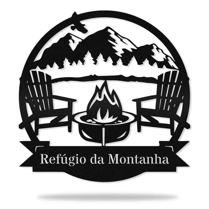 Refúgio da Montanha em metal, personalizada sob medida