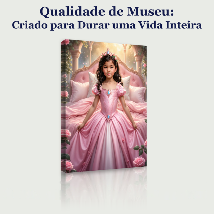 A Bela Adormecida – quadro canvas personalizado, qualidade de museu, criado para durar uma vida inteira