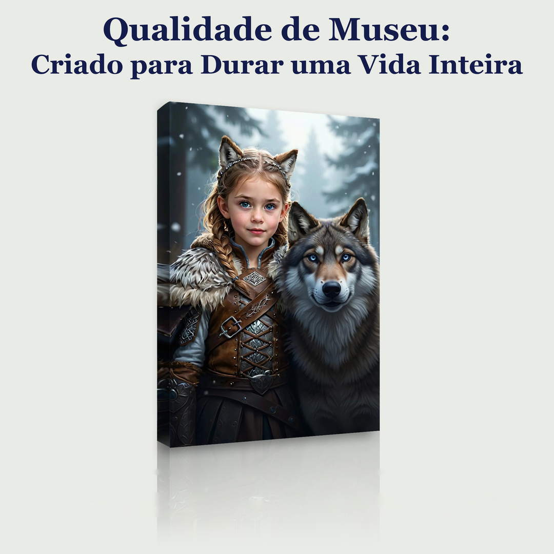 A Guardiã do Inverno — qualidade de museu, criado para durar uma vida inteira