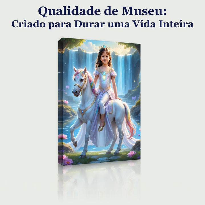 A Princesa Amazona do Unicórnio — qualidade de museu, criado para durar uma vida inteira