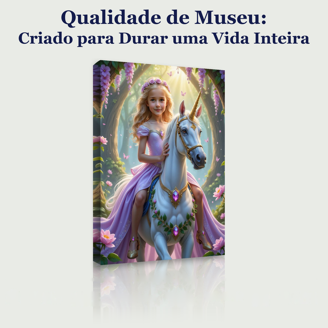 A Princesa do Unicórnio Real — qualidade de museu, criado para durar uma vida inteira