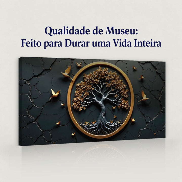 Quadro Árvore da Vida em canvas com qualidade de museu, feito para durar