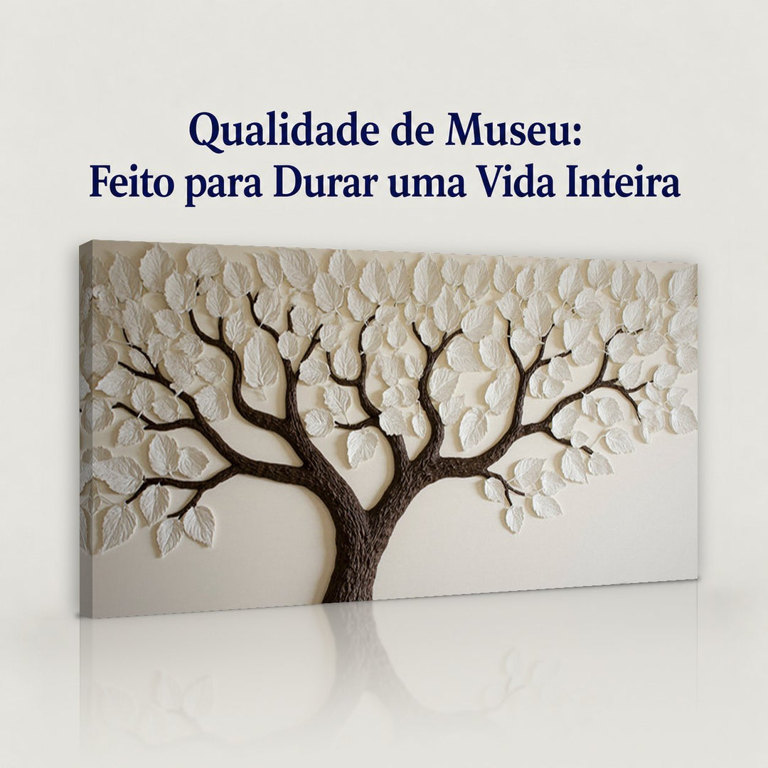 Quadro Árvore de Marfim em canvas com qualidade de museu, feito para durar