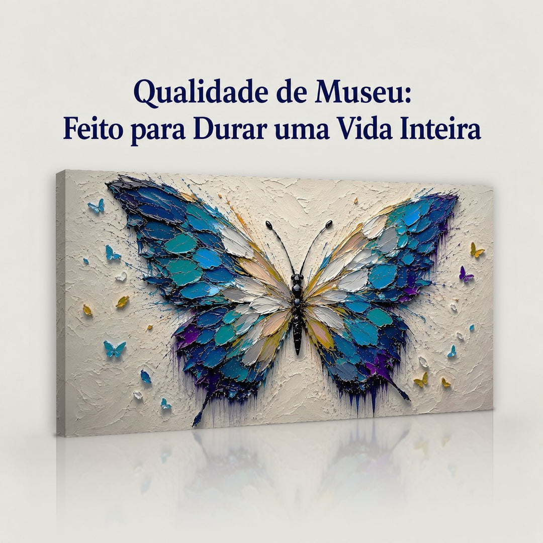 Quadro Asas da Liberdade em canvas com qualidade de museu, feito para durar