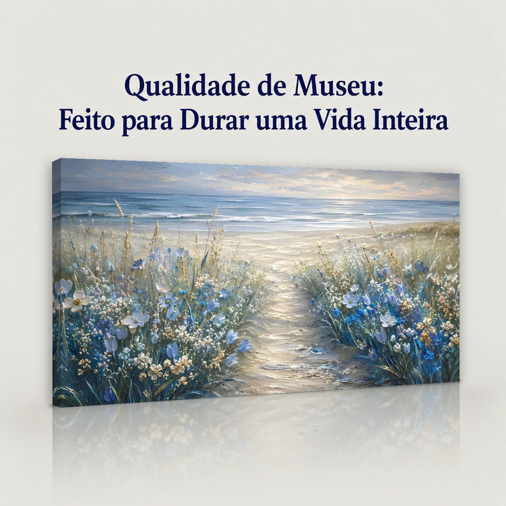 Quadro Caminho para o Mar em canvas com qualidade de museu, feito para durar