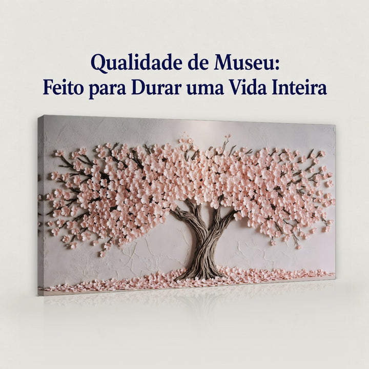 Quadro Cerejeira em Flor em canvas com qualidade de museu, feito para durar