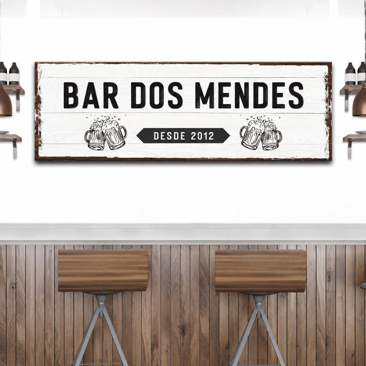 Placa de Bar Rústica II - Quadro