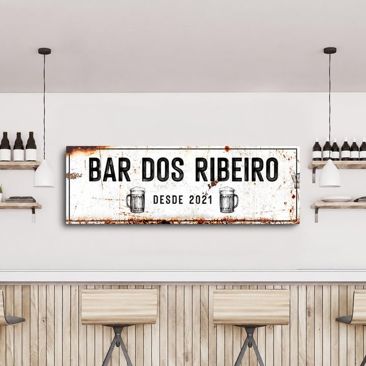 Quadro Bar Rústico Personalizado