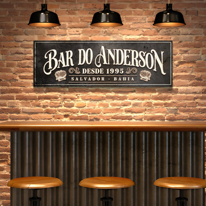Quadro Bar Clássico Personalizado