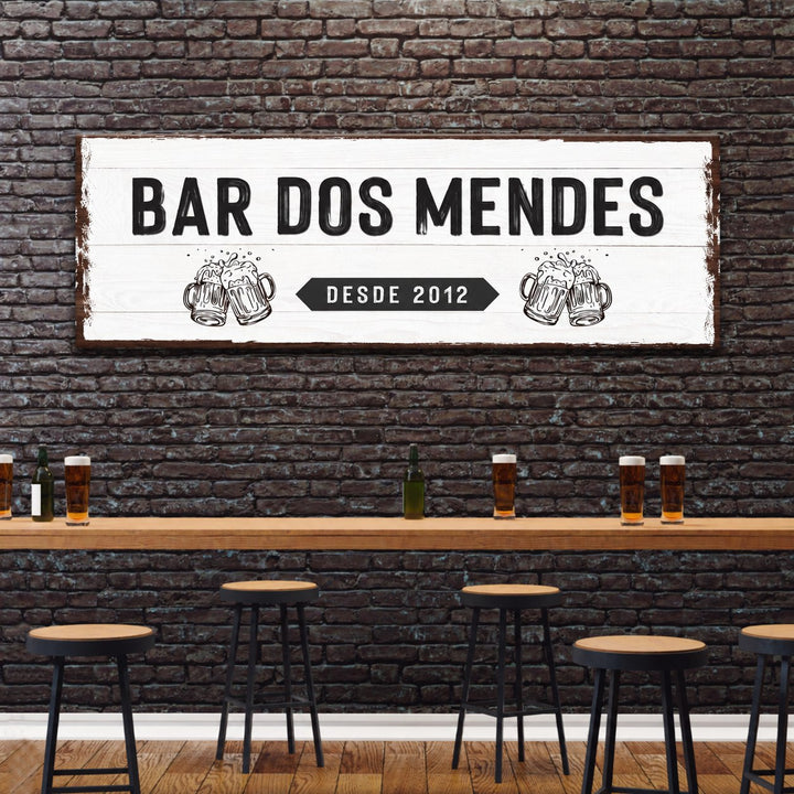 Placa de Bar Rústica II - Quadro