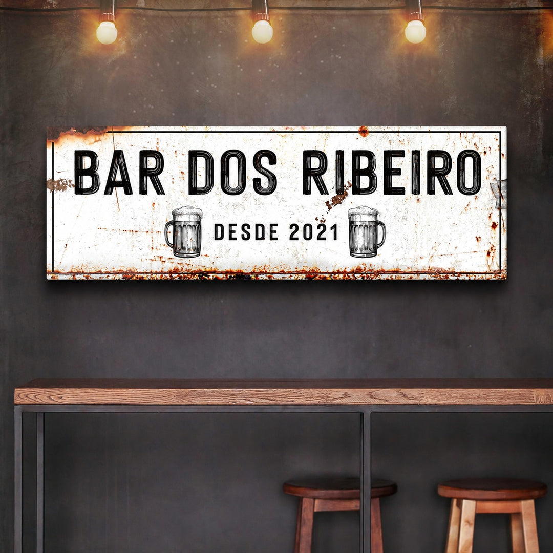 Quadro Bar Rústico Personalizado